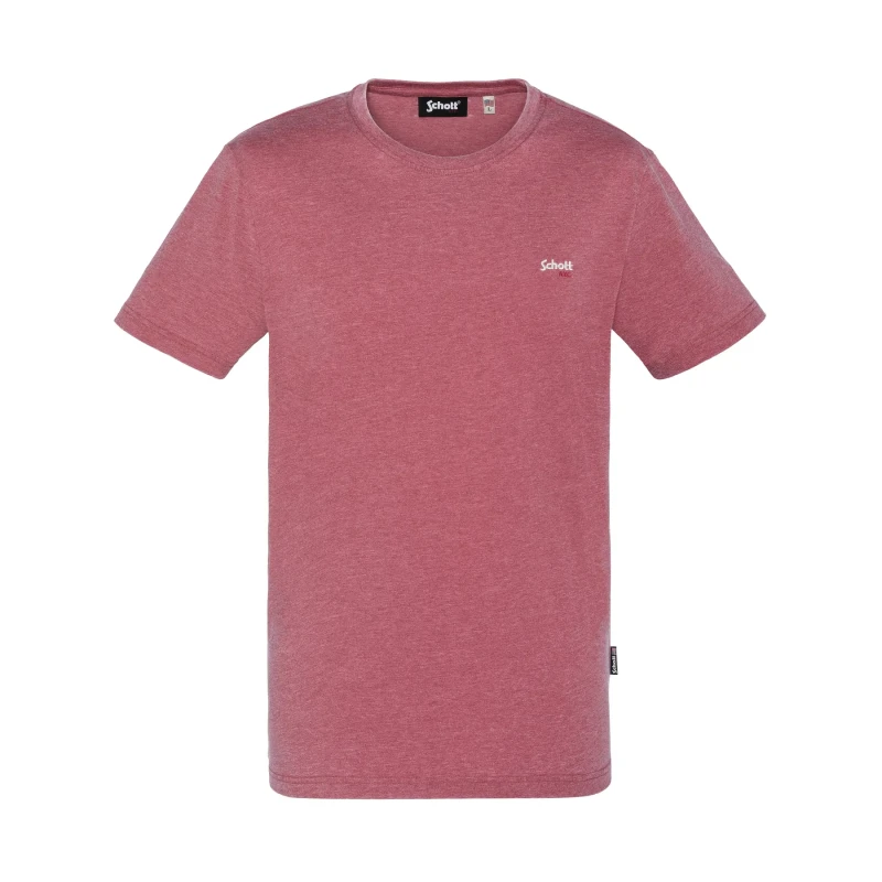 Image of Schott T-Shirt Schott Mc Cn Rouge Male M