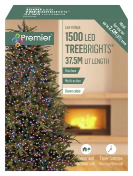 Image of Premier 1500 Multi-function Christmas LED Lights - 5m