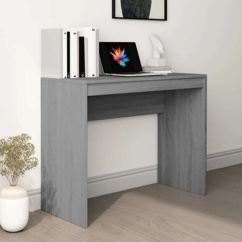 Image of VIDAXL Desk Grey Sonoma 90x40x72cm Engineered Wood Vidaxl 8720286954010