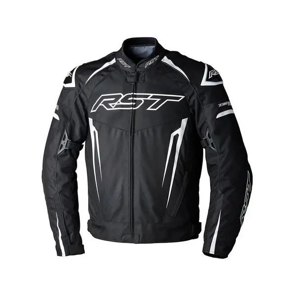 Image of RST Tractech Evo 5 Textile Jacket Black White Black Size 54