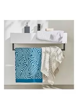 Image of Nalu Nicole Scherzinger Makai Towels Bath Duck Egg & Teal