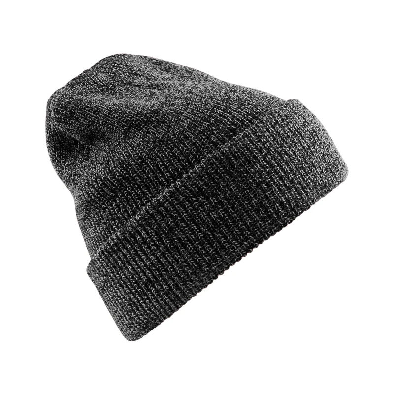 Image of Beechfield Beechfield Heritage Heather Beanie in Grey Grey One Size Unisex 5063527860996