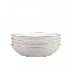 Image of Natural Canvas Set Of 4 Pasta Bowls