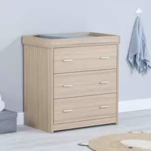 Image of Babymore Luno Veni Oak Chest Changer