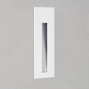 Image of LED 1 Light Indoor Small Recessed Marker Wall Light White IP65