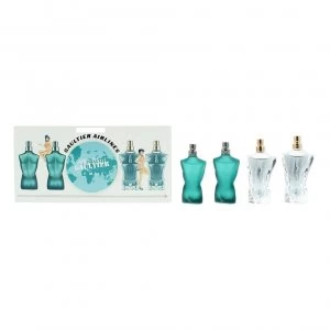 Image of Jean Paul Gaultier Miniature Collection Set - 2 x Le Male 7ml 2 x 7ml Le Beau