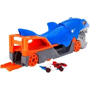 Image of Hot Wheels City Shark Chomp Transporter