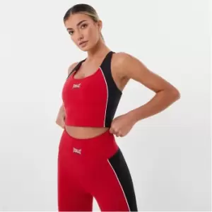 Image of Everlast Longline Panel Sports Bra - Red