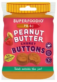 Image of Superfoodio Peanut Butter Buttons - PB&amp;JAM 20g (15 minimum)