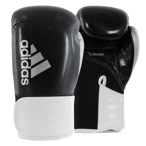 Image of Adidas 65 Hybrid Boxing Gloves Black/White 16oz
