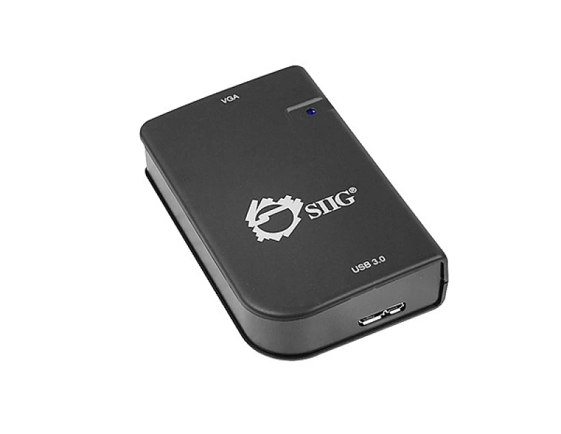 Image of Siig JU-VG0511-S1 USB graphics adapter 2048 x 1152 pixels Black