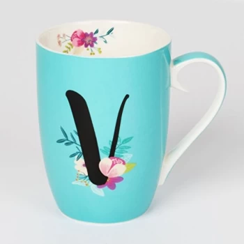 Image of Vintage Boutique Ceramic Mug - V (Pack of 2)