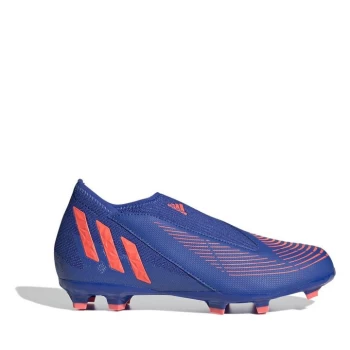 Image of adidas Predator .3 Laceless Childrens FG Football Boots - Blue