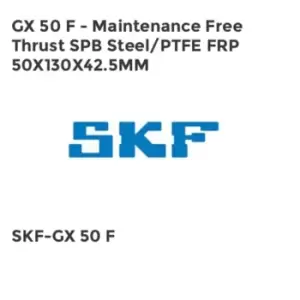 Image of GX 50 F - Maintenance Free Thrust SPB Steel/PTFE FRP 50X130X42.5MM