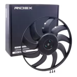 Image of RIDEX Cooling Fan 508R0074 Radiator Fan,Fan, radiator AUDI,PORSCHE,A4 Avant (8K5, B8),A6 Avant (4G5, 4GD, C7),Q5 (8RB),A4 Limousine (8K2, B8)