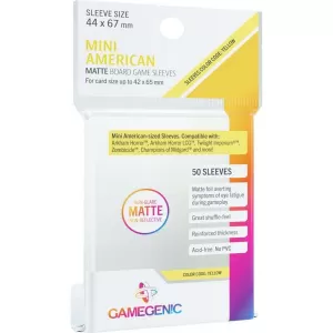 Image of Gamegenic MATTE Mini American Sized Boardgame 44 x 67mm - 50 Sleeves