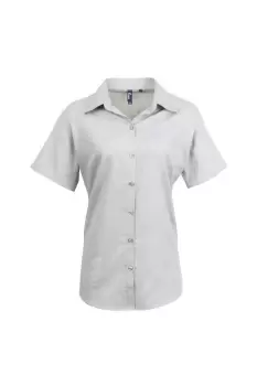 Image of Signature Oxford Short Sleeve Work Shirt