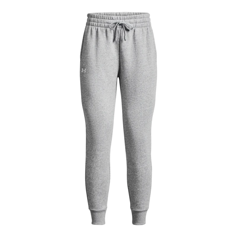 Image of Under Armour Womens Rival Fleece Joggers M- Waist 29 - 31' Mod Gray Light Heather 1379438-012-M