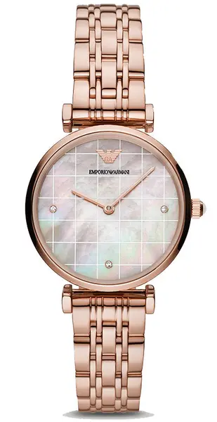Image of Emporio Armani Watch Gianni T-Bar Ladies D EA-357