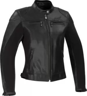 Image of Segura Kroft Womens Motorcycle Leather Jacket, black, Size 36, black, Size 36 for Women