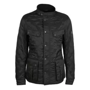 Image of Barbour International Tourer Ariel Polar Quilted Jacket - Black