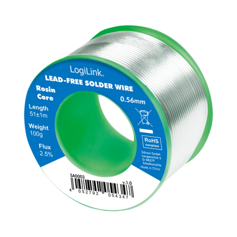 Image of LogiLink SA0003 soldering iron/station accessory Solder wire