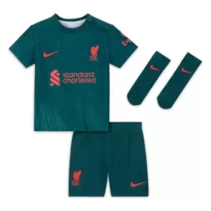 Image of Nike Liverpool Third Babykit 2022 2023 - Green