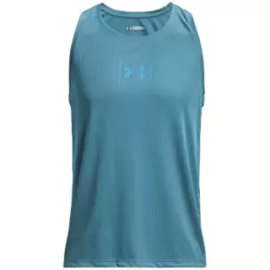 Image of Under Armour Speed Stride Vest Mens - Blue