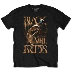 Image of Black Veil Brides - Dust Mask Unisex Medium T-Shirt - Black
