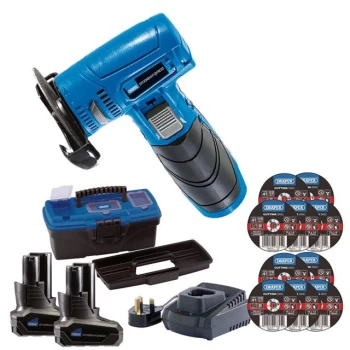 Image of Draper Storm Force&amp;#174; 10.8V Angle Grinder/Cut-Off Tool Kit - Tool Kit 2