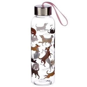 Image of Catch Patch Dog 500ml Reusable Plastic Water Bottle with Metallic Lid
