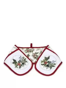 Image of Portmeirion Portmeirion Holly And The Ivy Double Oven Glove