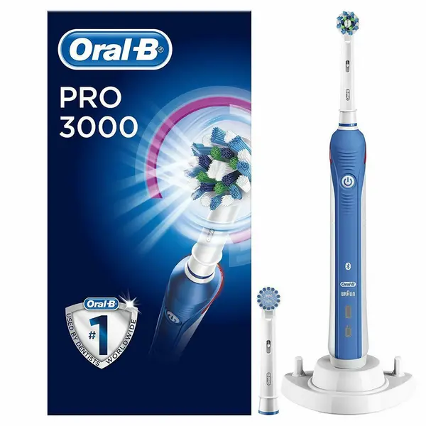 Image of Oral B Pro 3000 SensiClean Rechargeable Toothbrush