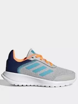 Image of adidas Unisex Kids Tensaur Run 2.0 - Grey/Blue, Grey/Blue, Size 5.5