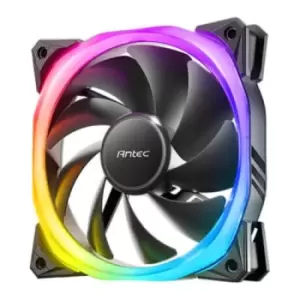 Image of Antec Fusion 12cm PWM ARGB Case Fan Hydraulic Bearing 16 LEDs...
