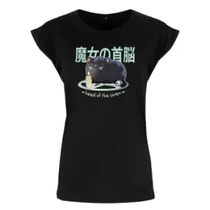 Image of Kawaii Coven Womens/Ladies Head Of The Coven T-Shirt (L) (Black)