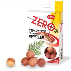 Image of Zeroin Cedarwood Clothes Moth Repeller Balls
