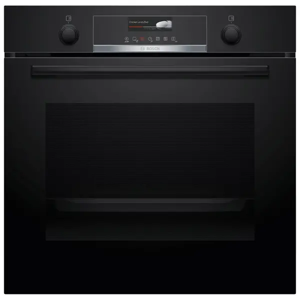 Image of Bosch HRG579BB6B Serie 6 Built In Electric Pyrolitic Oven Black 71L H