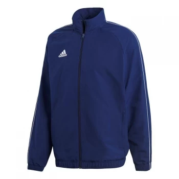 Image of adidas Core 18 Presentation Track Top Mens - Dark Blue / White