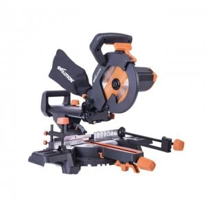 Image of Evolution R210SMS+ Pro Multi-Material Sliding Mitre Saw 210mm 1500W 240V