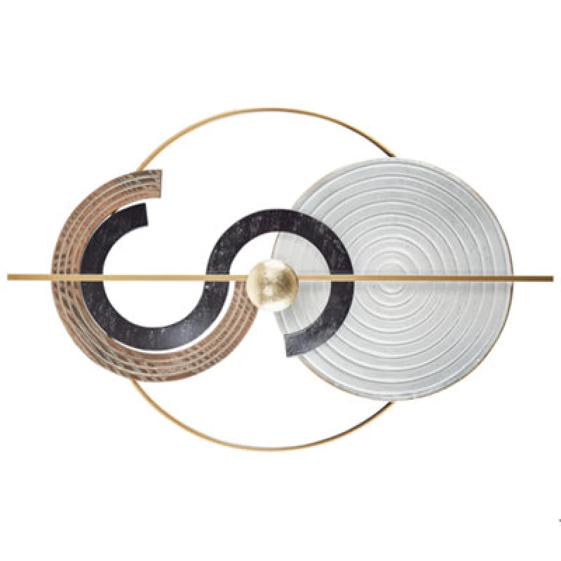 Image of Beliani Wall Decor Braga Metal 55cm Multicolour