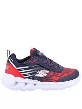 Image of Skechers Toddler Magna-lights Trainers - Navy, Size 10 Younger