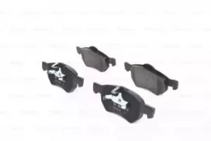 Image of Bosch 0986424668 BP384 Brake Pad Set Disc Brake Front Axle