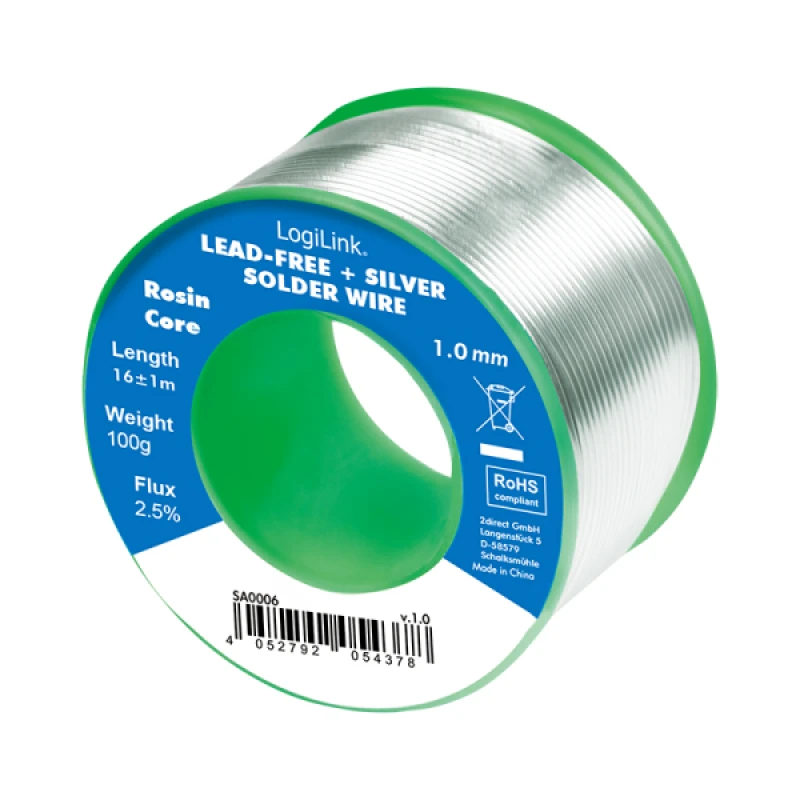 Image of LogiLink SA0006 soldering iron/station accessory Solder wire