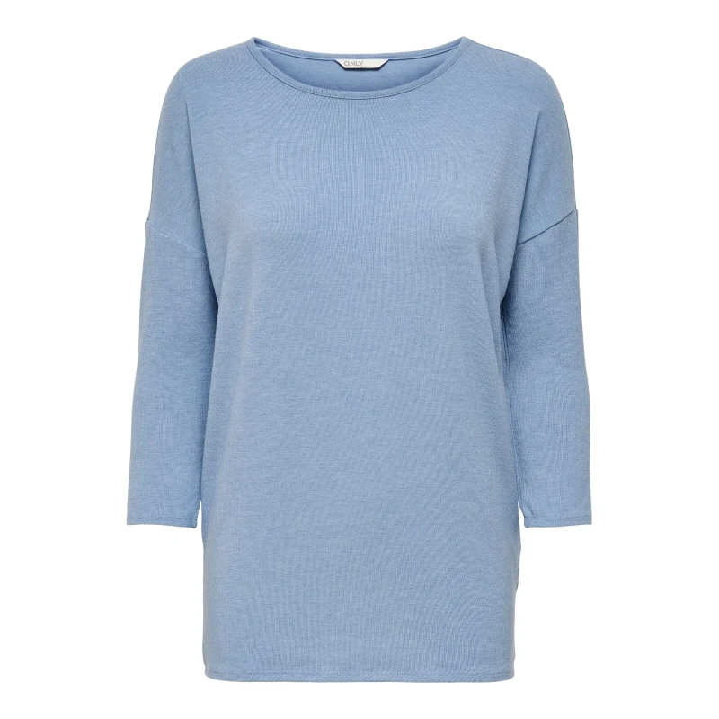 Image of Only Womens 3/4 T-Shirt Only Glamour Bleu Female M