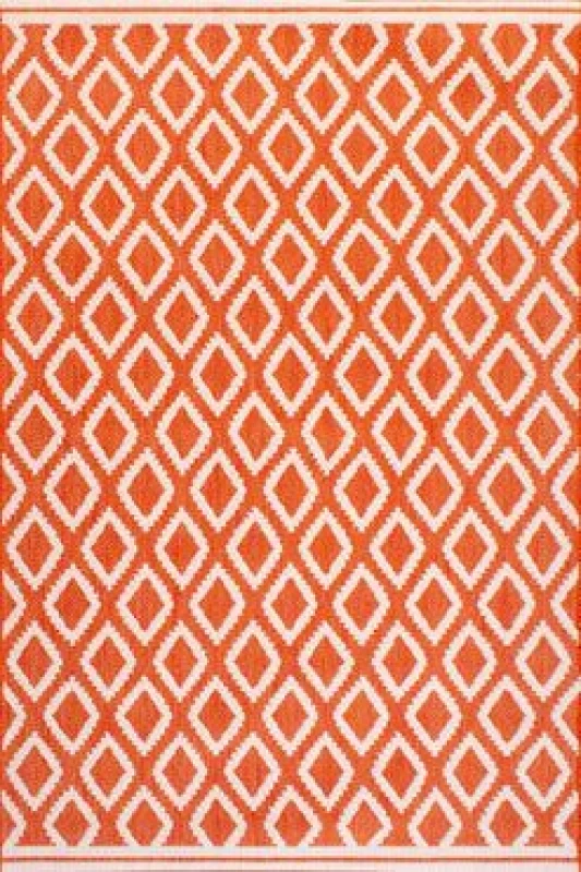 Image of Rugstyle Summer Breeze Outdoor Rug in Terracotta Size: 100cm x 150cm Terracotta Unisex 100cm x 150 cm