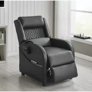 Image of Nova Black Base/Black Trim Gaming Recliner