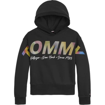 Image of Tommy Hilfiger Multi Hoodie Junior - Black BDS