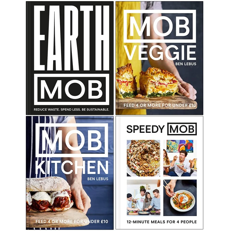 Image of MOB Series Collection 4 Books Set By Ben Lebus ( Mob Kitchen, Earth MOB, Speedy MOB ) Ben Lebus Books
