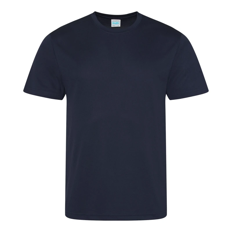 Image of AWDis AWDis Men Just Cool Performance Plain T-Shirt in Navy Size: X-Small Navy XS Male 5055747892635